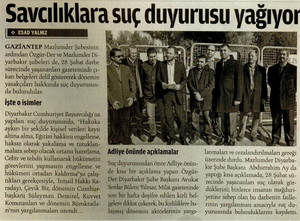 Savcılıklara Suç Duyurusu Yağıyor