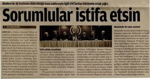 SORUMLULAR İSTİFA ETSİN