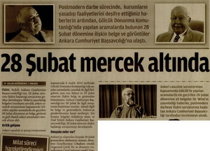 28 ŞUBAT MERCEK ALTINDA