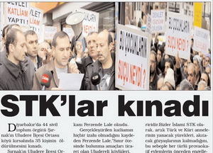 STK'lar Kınadı