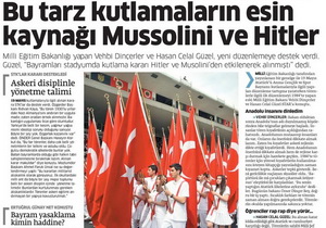 Bu Tarz Kutlamaların Esin Kaynağı Mussolini Ve Hitler