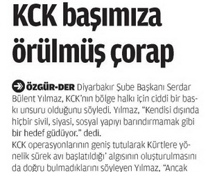 KCK, Başımıza Örülmüş Bir Çorap