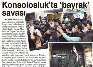 Konsolosluk'ta 'Bayrak' Savaşı
