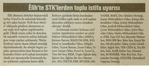 Elih’te STK’lerden Toplu İstifa Uyarısı