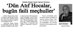 'Dün Atıf Hocalar, Bugün Faili Meçhuller'