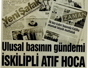 İskilipli Atıf Hoca İçin İade-i İtibar Vakti