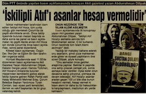 İskilipli Atıf'ı Asanlar Hesap Vermelidir