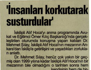 İnsanları Korkutarak Susturdular