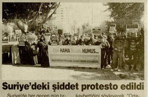 Suriye'deki Şiddet Protesto Edildi