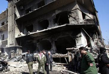 Şamda Muhaberat Merkezi Önünde Patlama