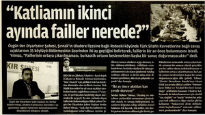 "Katliamın İkinci Ayında Failler Nerede?”