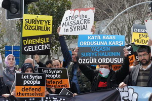 Taksim Eylemi: Suriye Halkı Direnişle Özgürleşecek!