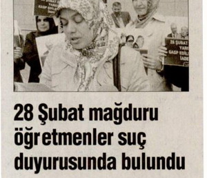 28 Şubat Mağduru Öğretmenler Suç Duyurusunda Bulundu