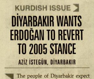 Diyarbakır Wants Erdogan To Revert To 2005 Stance