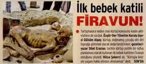 İlk Bebek Katili Firavun