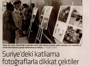 Suriye'deki Katliama Fotoğraflarla Dikkat Çektiler