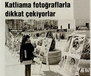 Katliama Fotoğraflarla Dikkat Çektiler