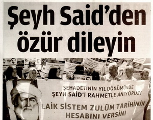 Şeyh Said'den Özür Dileyin