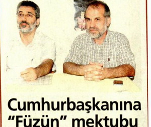Cumhurbaşkanına "Füzün" Mektubu