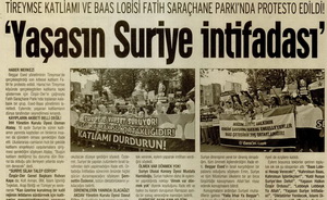 Yaşasın Suriye İntifadası