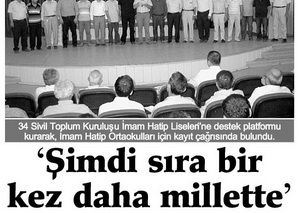Şimdi Sıra Bir Kez Daha Millette