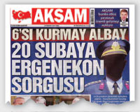 Akşam: Kaynağımız bir komutan
