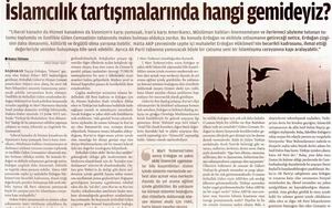 İslamcılık Tartışmalarında Hangi Gemideyiz?