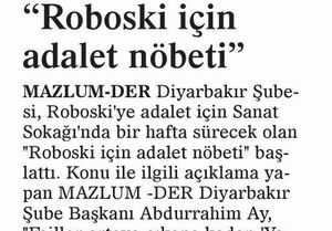 "Roboski İçin Adalet Nöbeti"
