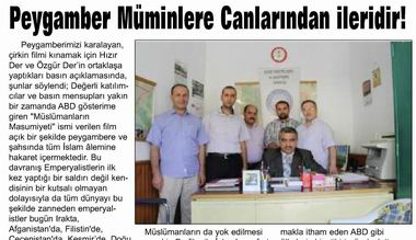 Peygamber Müminlere Canlarından İleridir!