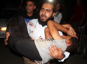 İsrail Gazze Şeridini Vurdu: 4 Şehit (FOTO)