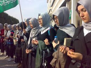 İzmirde İsrail Protestosu Düzenlendi