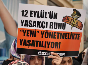 Yasakçı Kıyafet Yasası Fatih’te Protesto Edildi