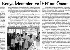 Kenya İzlenimleri Ve İHH’nın Önemi