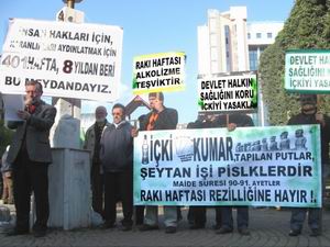 Rakı Haftası Rezilliğine Kocaelide Protesto