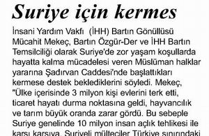 Suriye İçin Kermes