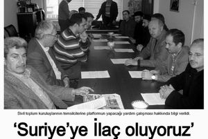 Suriye'ye İlaç Oluyoruz