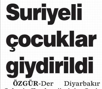 Suriyeli Çocuklar Giydirildi
