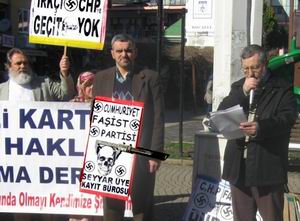 Ayman Güler ve CHP’ye İzmit’te Protesto