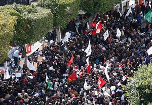 Tunuslu Müslümanlardan Milyonluk Gösteri (VİDEO)