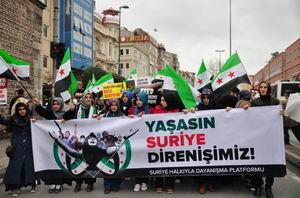 İstanbul’da Binler Suriye Cihadını Selamladı! (Foto-Video)