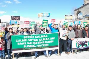 Erzurum’da Suriye Direnişi Selamlandı