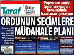 Ordunun Seçimlere Müdahale Planı