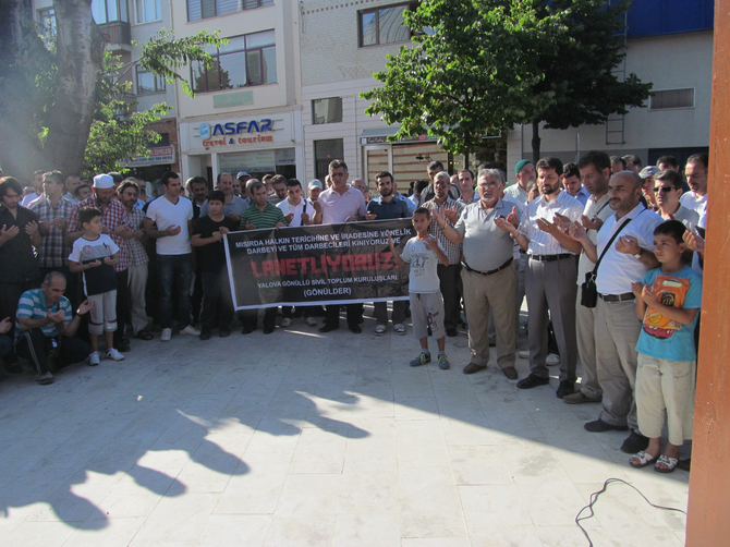 Mısırdaki Katliam Yalovada Protesto Edildi