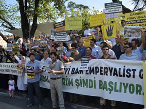 Trabzonda Esed ve İran Protestosu