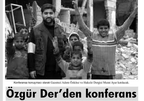 Özgür-Der'den Konferans
