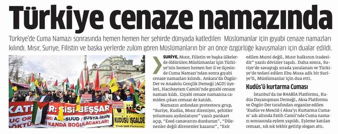 Türkiye Cenaze Namazında