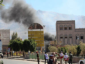 Yemen Savunma Bakanlığında Patlama