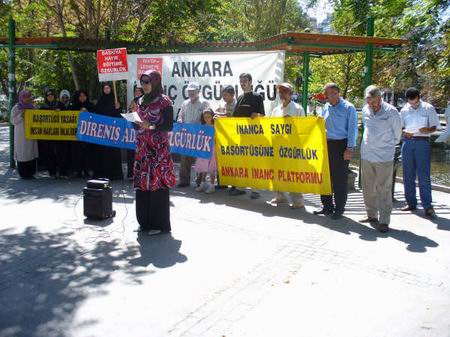 Ankara’da 137. Başörtüsü Eylemi