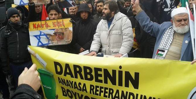 Ankara'da Mursi’ye Destek, Referanduma Boykot Eylemi