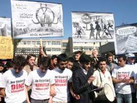 Marmara Üniversitesi’nde  Yasağa Protesto